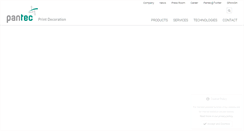 Desktop Screenshot of pantec-gs.com