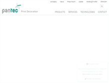 Tablet Screenshot of pantec-gs.com